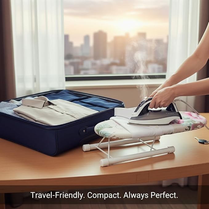 Portable Tabletop Ironing Board Foldable Mini Ironing Board Stable Support - Image 3