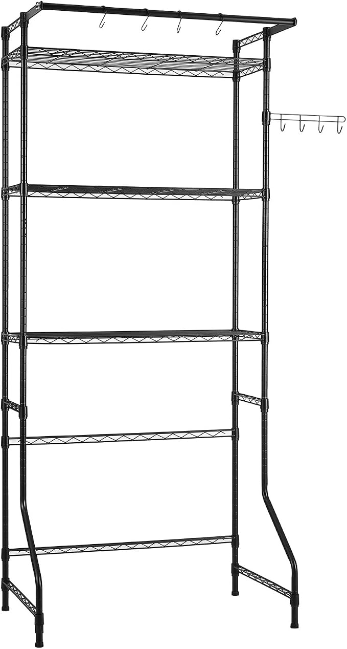VEVOR Over The Washer and Dryer Storage Shelf, 3 Tier Laundry Room Drying Rack - Image 9