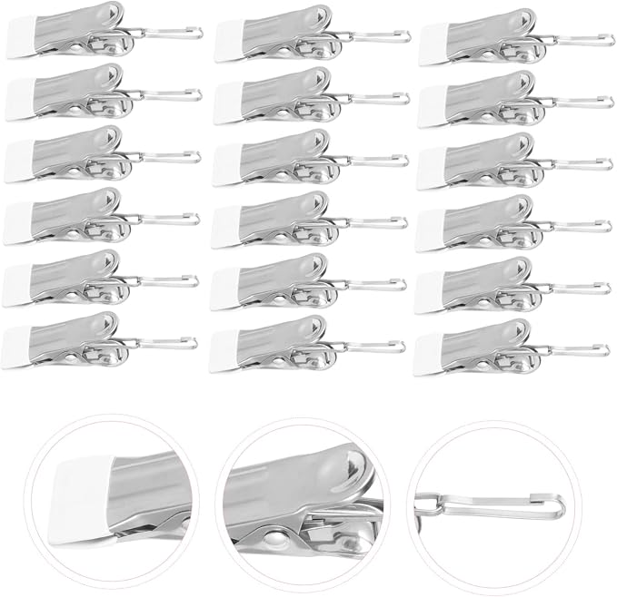 Cabilock 20pcs Clothesline Clips Non Slip Laundry Clothespins - Image 8