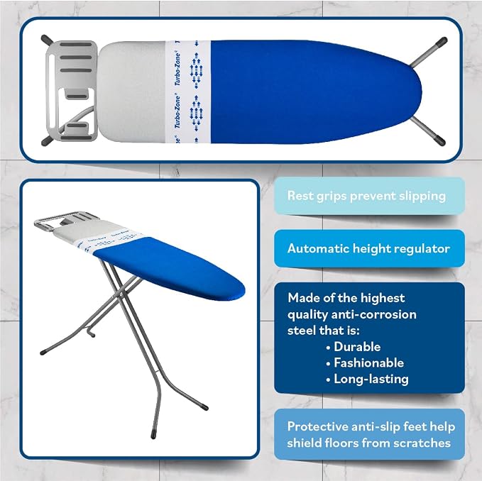 Bartnelli Heavy Duty Ironing Board 48x15 | Designed & Made in Europe - Image 6
