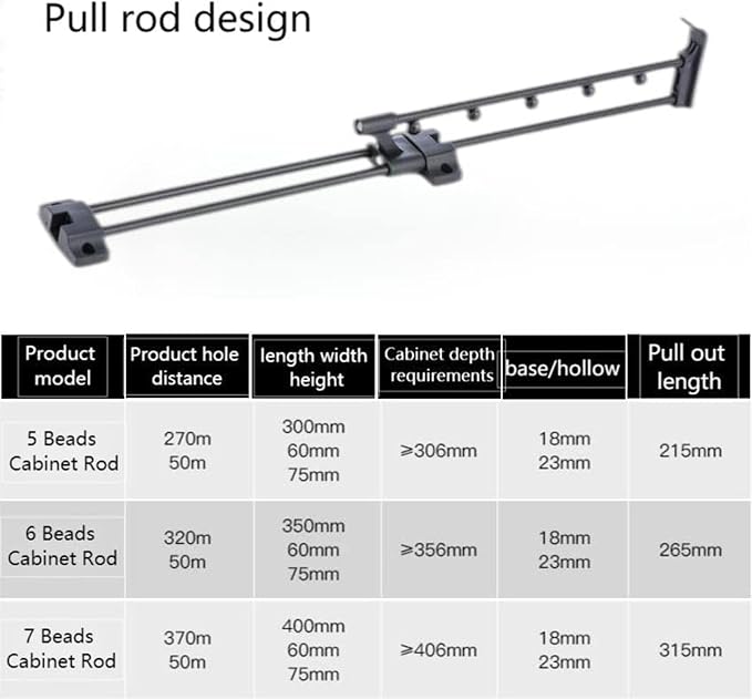 Closet Rod Garment Bar, Hanging Clothes Rods - Image 4