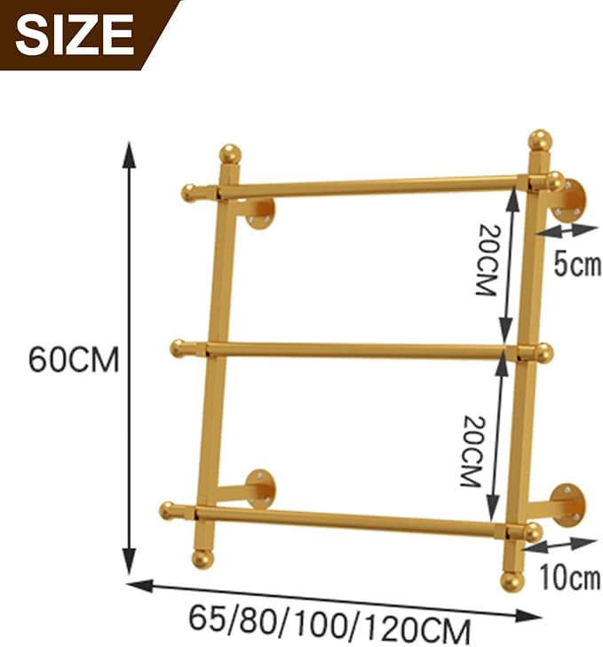 Wall Mounted Clothing Store Garment Rack - Image 2