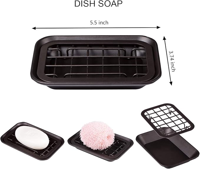 Kitchen and Bathroom Soap Dish Tray - Image 3