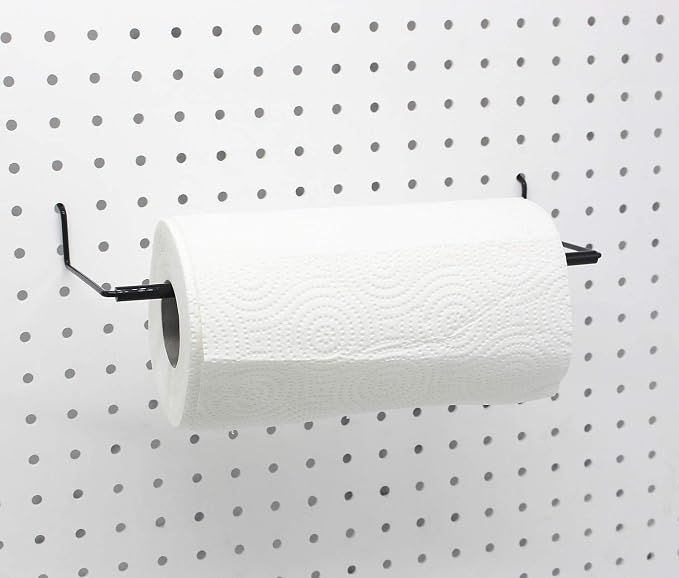 Paper Towel Holder for Pegboard, Extendable, Fit Any Standard Pegboard - Image 4