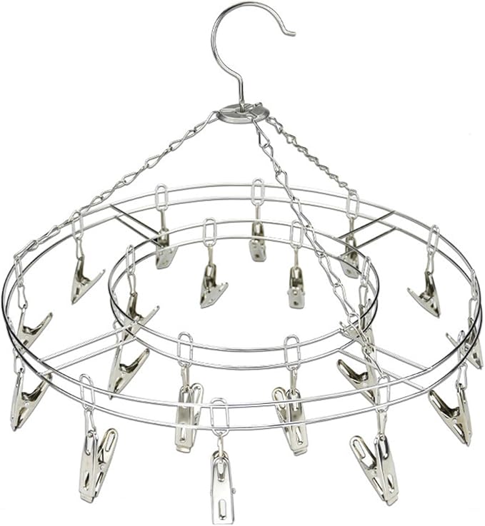 Stainless Steel Sock Drying Rack by Unknown