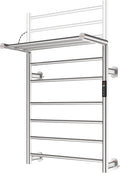 Foldable Heated Towel Rack, Smart Dual-Zone App & Voice Control Electric Towel by Caldayx