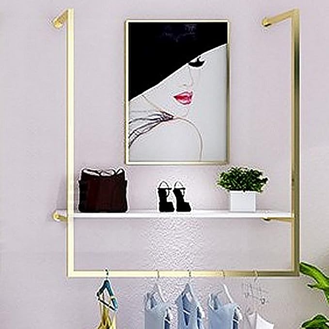 Clothing Store Wall Mounted Display Rack, Retail Garment Rack, Window Hanging by ILWorkTLs