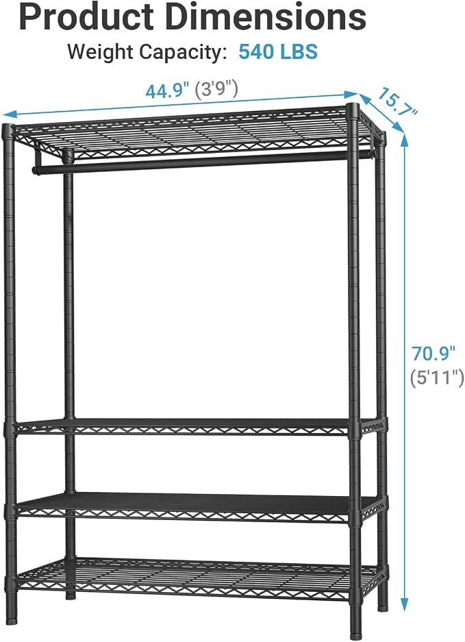 VIPEK V1 Plus Heavy Duty Clothes Rack - Image 5