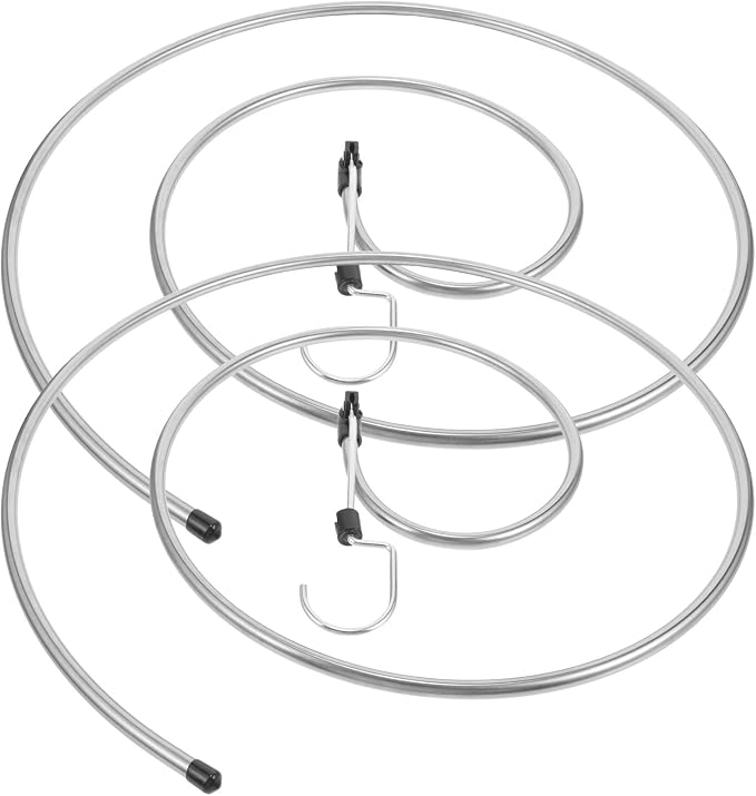Spiral Laundry Drying Rack Set 2pcs, Thickened 304 Stainless Steel Bed Sheet by LALAFINA
