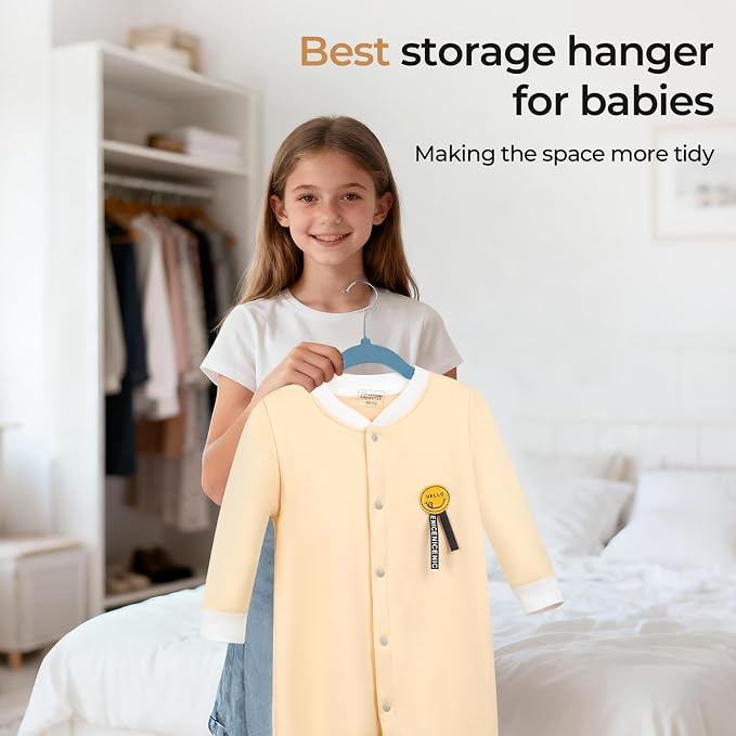 GoodtoU Kids Hangers Velvet 50 Pack 14" - Image 4