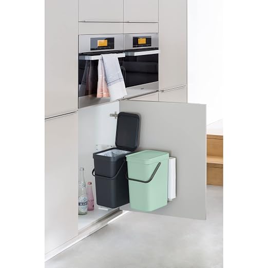 Brabantia Sort & Go Built-in Cupboard Recycling Cans Double Door Mounted Trash - Image 4
