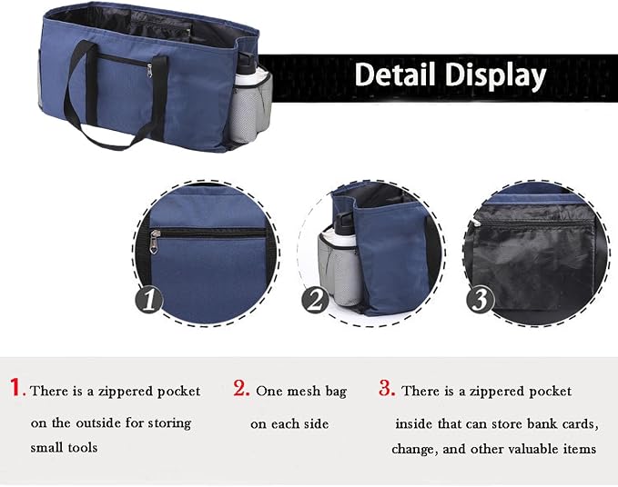 Extra Large Utility Tote Bag – Reusable Shopping Bag - Image 5
