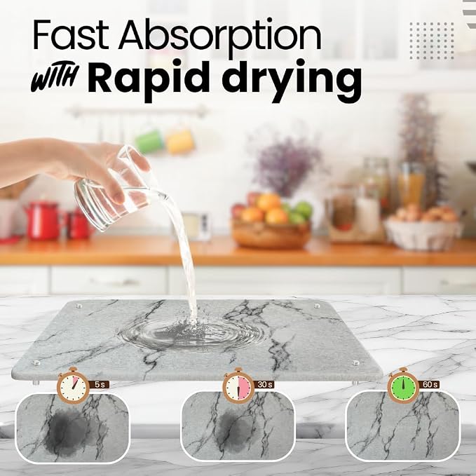 Stone Drying Mat for Kitchen Counter - Image 3