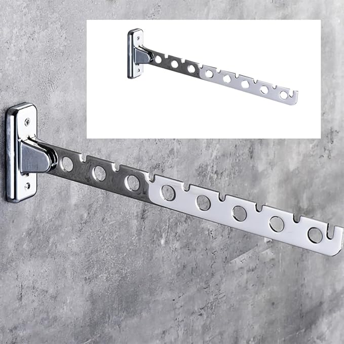 BESPORTBLE Multi-Function Folding Clothes Hook Stainless Steel Hangers - Image 9