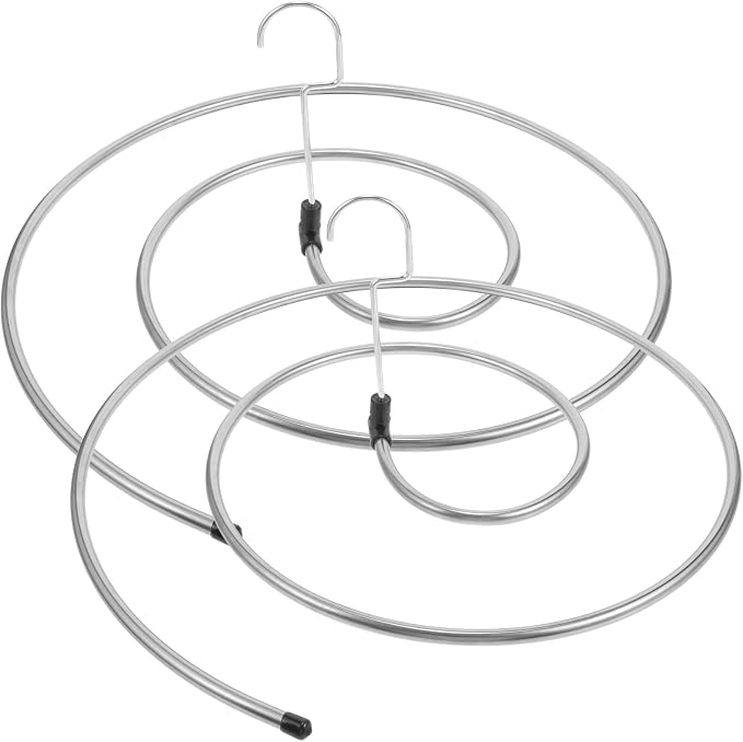 Spiral Drying Hanger Set 2Pcs Thickened Stainless Steel Bed Sheet Drying Rack by DEARMAMY