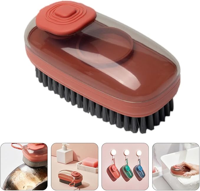 Hydraulic Kitchen Brush Pot Cleaning Tool Plastic Liquid Cleaning Brush - Image 9