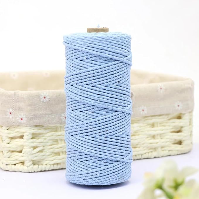 2/3/4mm Twine Cotton Colored Bakers Twine 109Yard Macrame Cord by Unknown