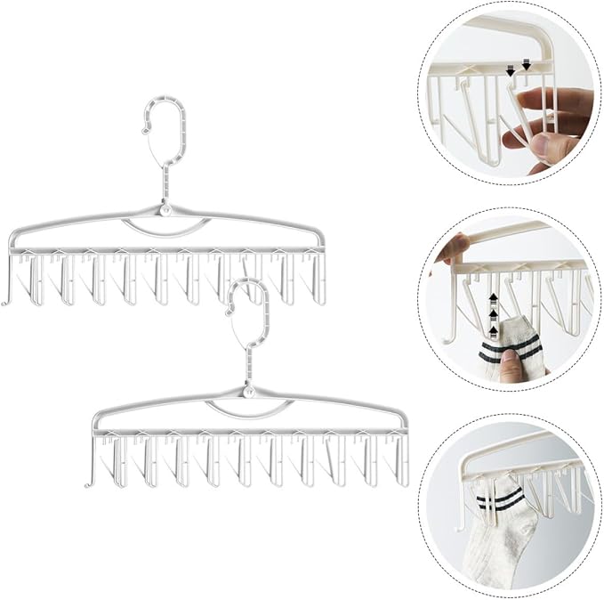 jojofuny Windproof Sock Dryer Hanger - Image 8