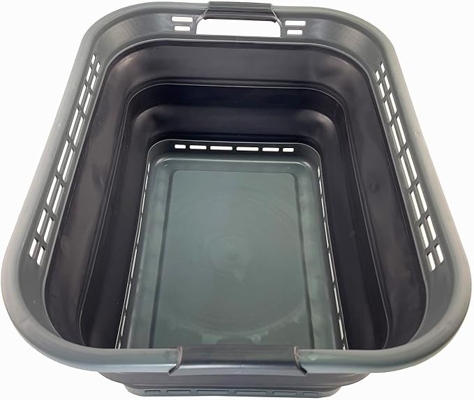 SAMMART 42L Collapsible Plastic Laundry Hamper/Basket by SAMMART