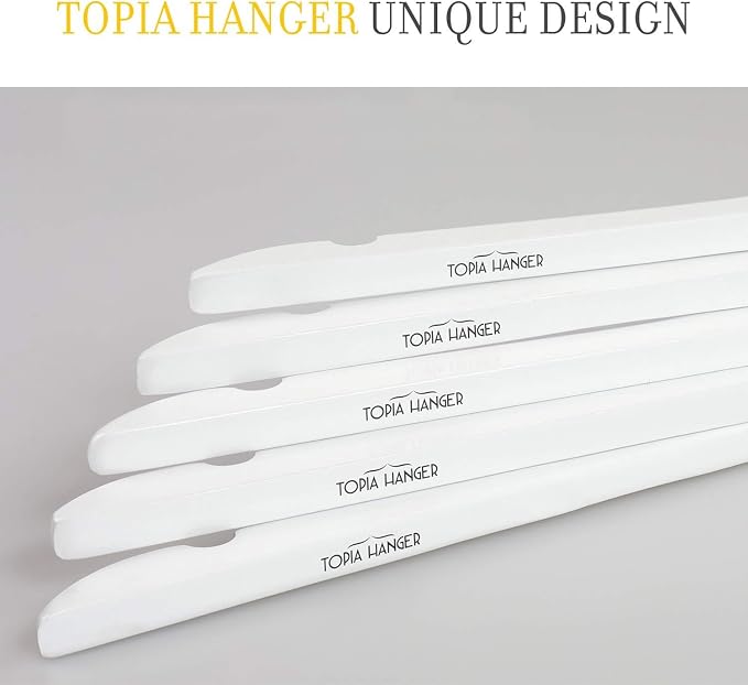 TOPIA HANGER Wooden Hangers 18 Pack, Premium Bride Hanger - Image 7