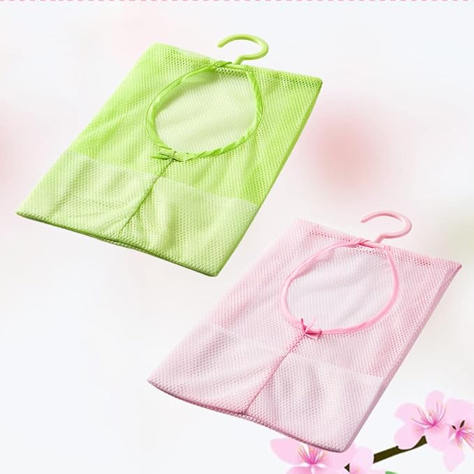 ABOOFAN Hanging Mesh Clothespin Storage Bag Multi-Purpose Organizer - Image 9