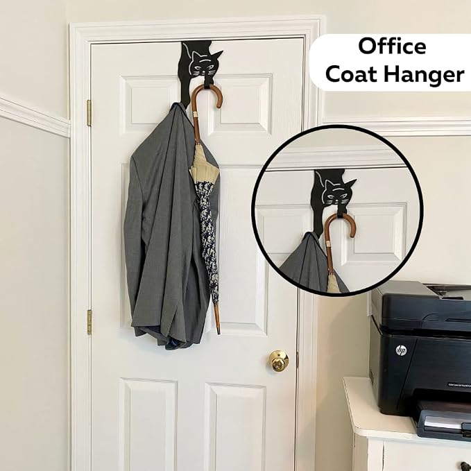 Evelots Cat Over The Door Hooks - Image 7