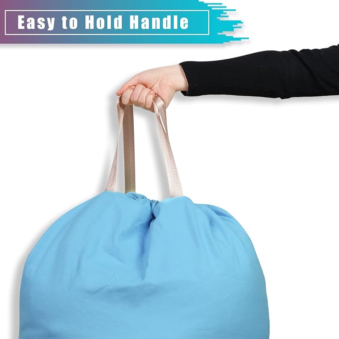 LOLOMLO Extra Large Canvas Laundry Bags - Image 3