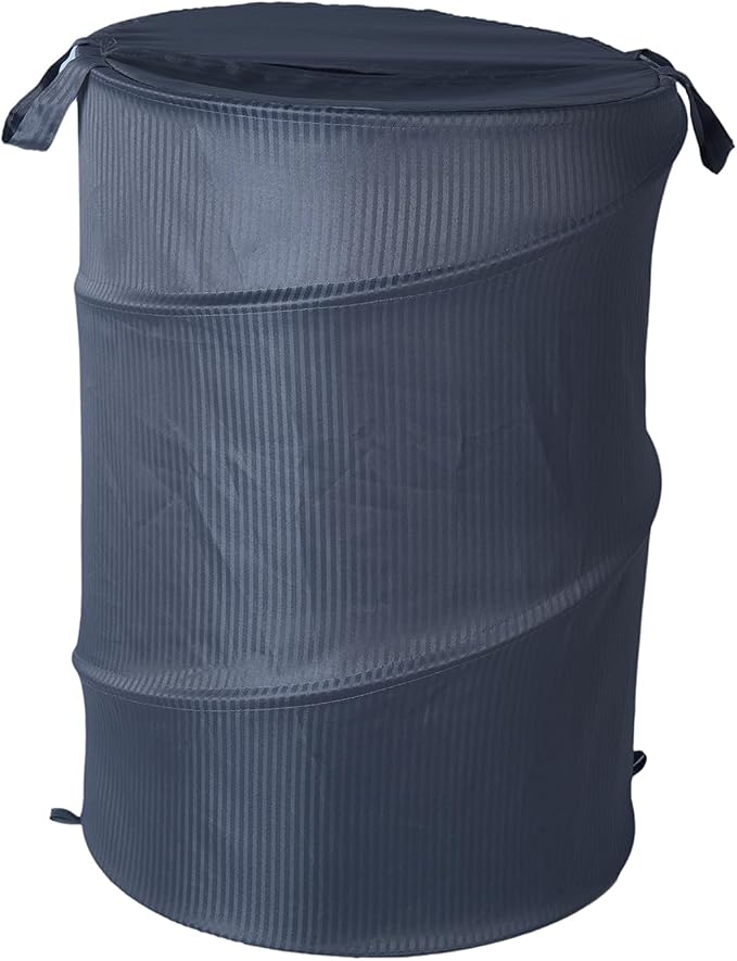 Foldable Laundry Basket with Lid – Portable Collapsible Hamper by Unknown