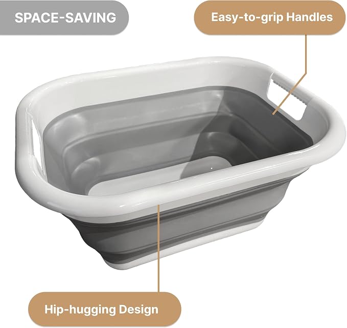 Collapsible Laundry Basket – Space-Saving, Lightweight & Durable Hamper - Image 3