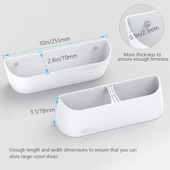 Wall Mounted Shoes Rack 4Pack - Image 3