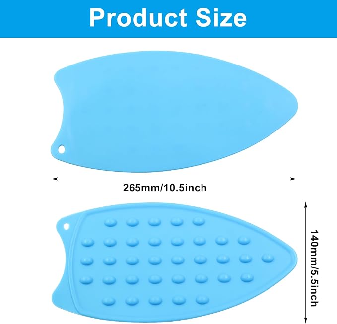 2 Pcs Silicone Iron Rest Pads Mat Iron Hot Heat Resistant Protective Pads - Image 3