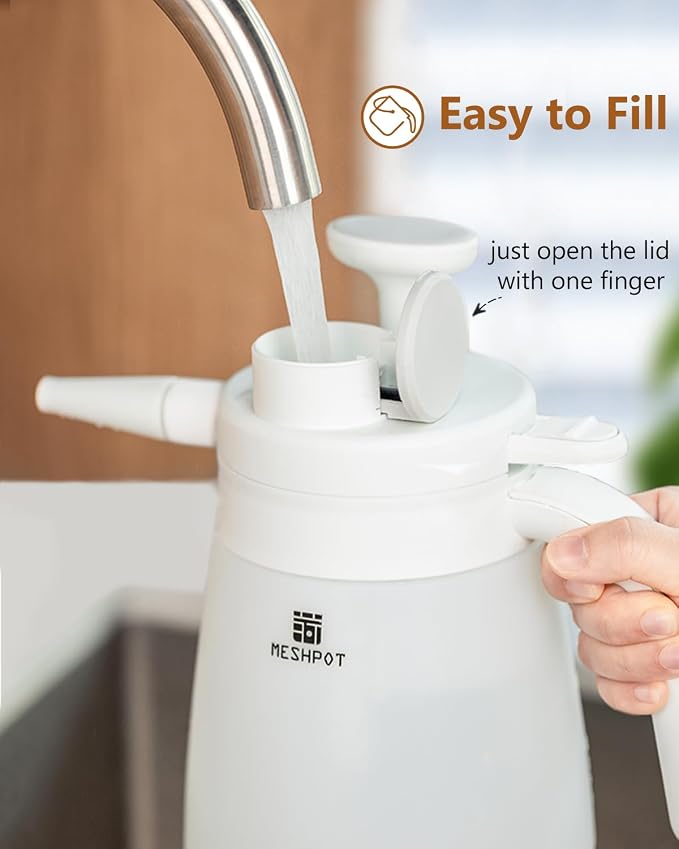 0.4 Gallon Garden Pump Sprayer, 50 oz Small Water Sprayer Provide 3 Spraying - Image 2