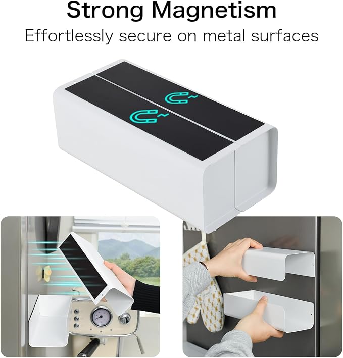 Modular Magnetic Glove Dispenser Tissue Box Holder - Image 2