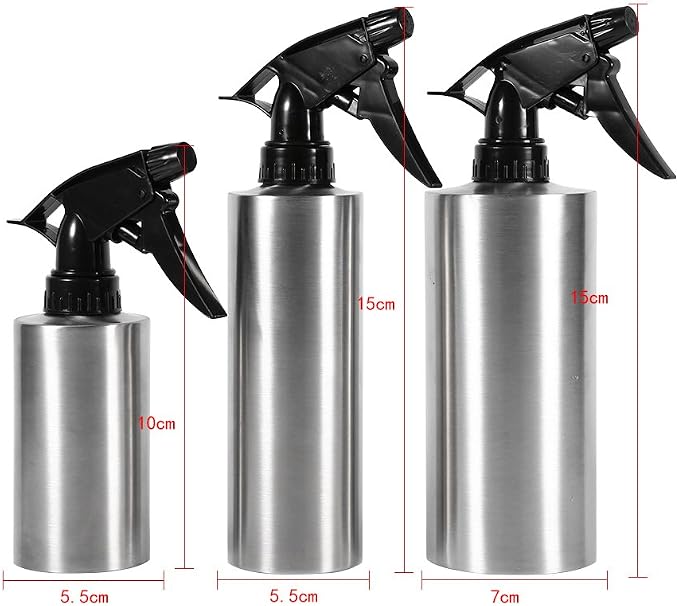 Cyrank Stainless Steel Spray Bottle, Fine Mist Sprayer Empty Refillable - Image 6