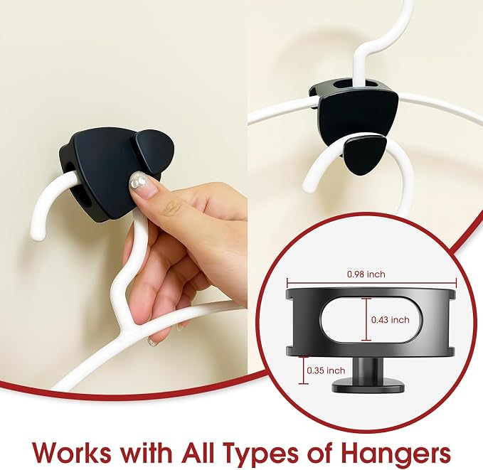 Space Saving Hanger Hooks 70Pcs, Upgrade Heavy Duty Space Saver Hangers - Image 4