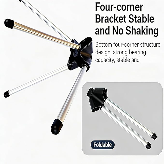 Clothes Steamer Hanger Stand for Steaming, Handheld Garment Rack Garment - Image 4