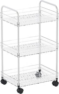 Yieach 3 Tiered Rolling Utility Cart on Wheels by Yieach