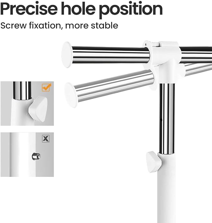 LiaMeE Adjustable Clothing Rack - Image 4