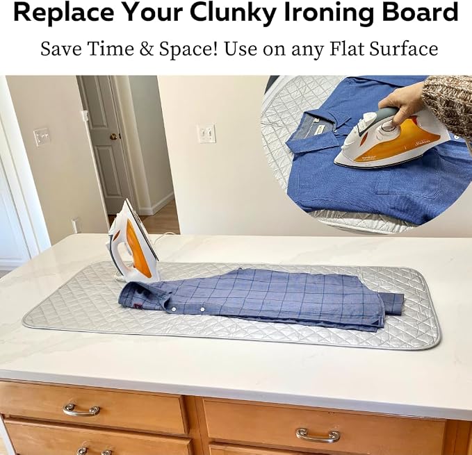Evelots Ironing Mat Pad for Top of Washer, Table - Image 6