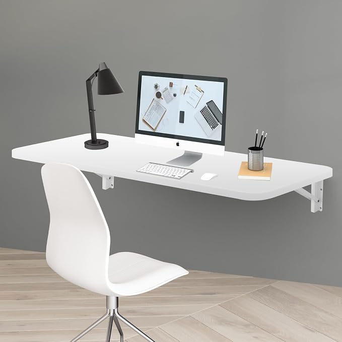 Wall-Mounted Folding Table -Folding Wall Table 100X50cm/39.4"×19.7", - Image 3