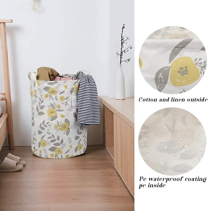 UUJOLY Collapsible Laundry Basket, Laundry Hamper - Image 2