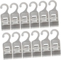 12pcs Strong Clamp Hooks Hanger Clips by VILLFUL