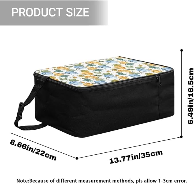 Universal Steamer Case Pumpkin Zippered Protective Pouch - Image 7