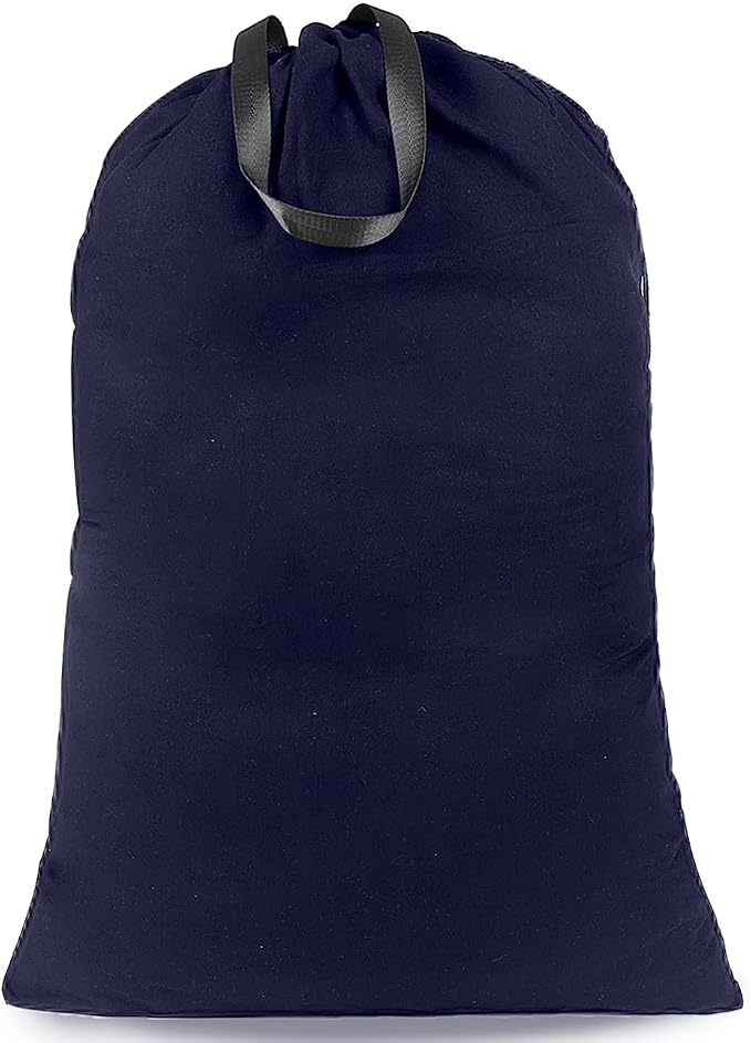 Heavy Duty Laundry Bag with Drawstring and Handle, Extra Large Travel Dirty by SANFERGE