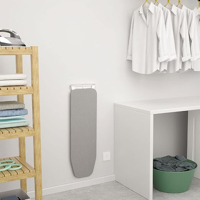 Wall-Mounted Ironing Board, Foldable Laundry Iron Board, Space Saving Ironing - Image 2