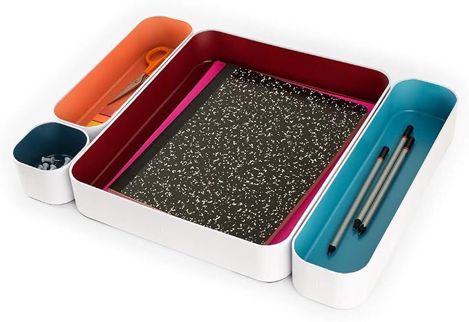 Three by Three Seattle 4 Piece Metal Organizer Tray Set - Image 2