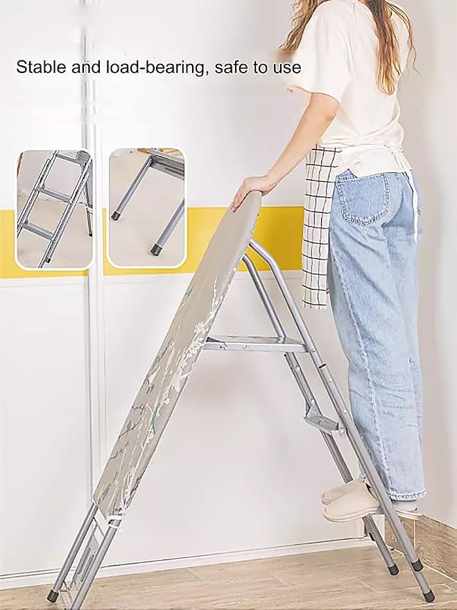 Household Essentials Wide Mega Ironing Board, Small Ironing Board Steel Top - Image 3