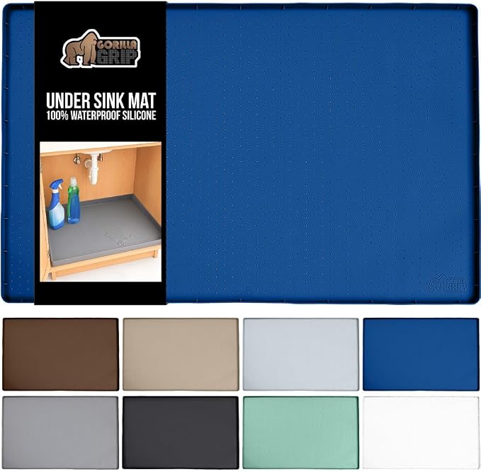 GORILLA GRIP Waterproof Silicone Under Sink Mat by GorillaGrip