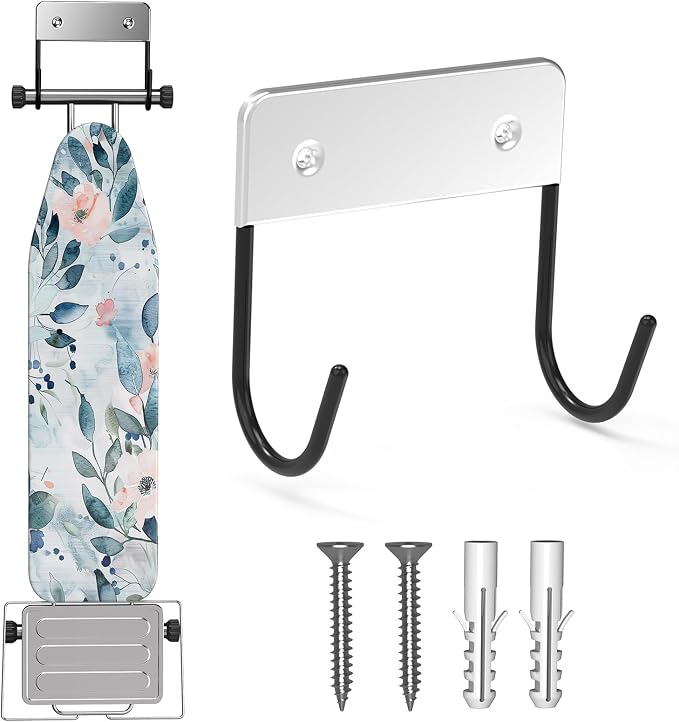 Ironing Board Hanger Wall Mount, Ironing Board Holder - Image 2