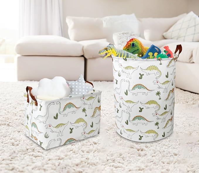 Dinosaur Laundry Hamper, laundry Basket, Waterproof Storage Bin - Image 2